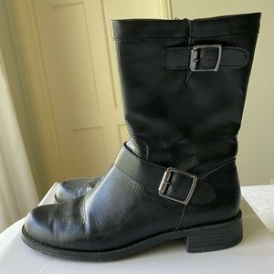Two Buckle Black Aérosoles Booties